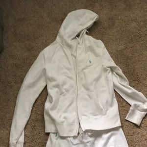 Hoodie and sweat pant set.